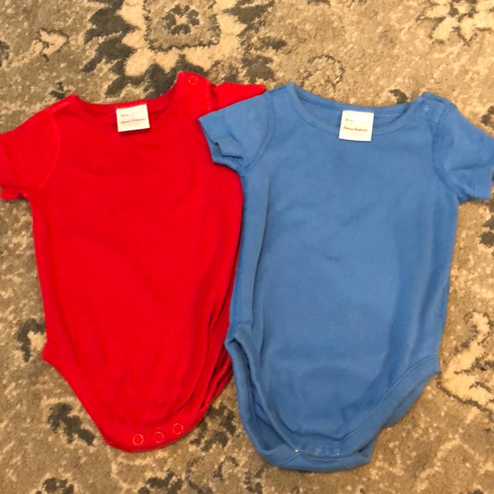 Hanna Andersson Bright Baby Basics Onesies